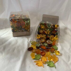 Pier 1 Imports decorative pebbles, Fall colors (2 boxes)